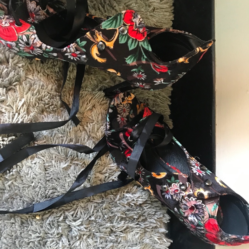 Lace up heels